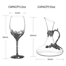 Load image into Gallery viewer, SEMAXE Novelty Wine Glasses for Wine Tasting, Holiday, Birthday and Wedding Gifts-Set of 5
