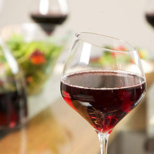 Load image into Gallery viewer, devaso Wine glasses|Large Wide Angled Rim|Set of 2 with EXTRA Glass|Lead Free Premium Crystal|19 Oz|Modern and Unique Gift for Wine Lovers