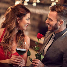 Load image into Gallery viewer, Crystal Wine Glasses set of 4 Slant Rim Great for Red and White Wine by Craftware