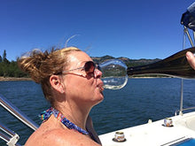 Load image into Gallery viewer, Guzzle Buddy 2GO Wine Glasses, It Turns Your Bottle of Wine Into Your Wine Glass-The Original, As seen on Shark Tank -17 , Clear ,One Size - BGAT-174170