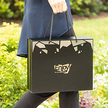 Load image into Gallery viewer, Plastic Wine Glasses Shatterproof Unbreakable – Stylish, Stemless, Dishwasher-safe, Set of 6 in Easy Carry Presentation Box, Acrylic Feel, Perfect for Pool, Bath and Outdoor