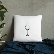 Load image into Gallery viewer, Modern Wine Glass Pillow
