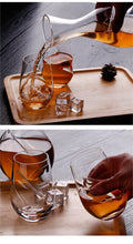 Load image into Gallery viewer, Modern Wine Glass Wine & Decanter Set
