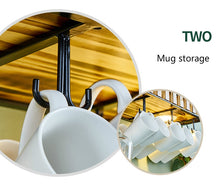 Load image into Gallery viewer, Wall-mounted Wine Bottle & Glass Holder with Lamp