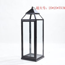 Load image into Gallery viewer, Wrought Iron Glass Retro Candle Holder