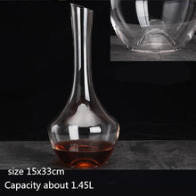 Load image into Gallery viewer, European Crystal Wine Decanter
