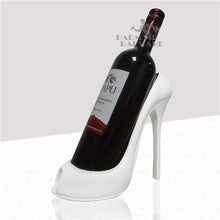 Load image into Gallery viewer, High Heel Shoe Wine Bottle Holder Stylish Rack Gift Basket Accessory for Home Bar Tools
