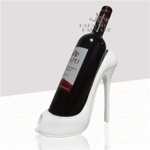 High Heel Shoe Wine Bottle Holder Stylish Rack Gift Basket Accessory for Home Bar Tools