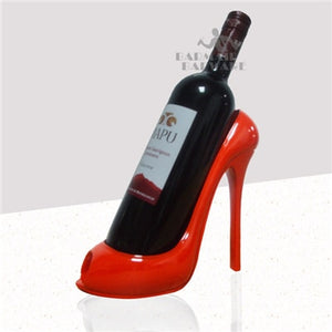 High Heel Shoe Wine Bottle Holder Stylish Rack Gift Basket Accessory for Home Bar Tools