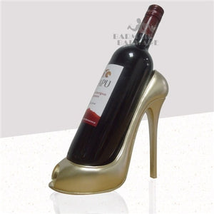 High Heel Shoe Wine Bottle Holder Stylish Rack Gift Basket Accessory for Home Bar Tools